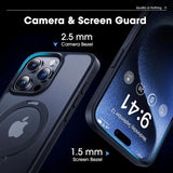 Magsafe IPhone Mat Finish Air 17 16 15 14 13 12 11 Pro Max Plus With Lens Protector And Metal Ring Stand