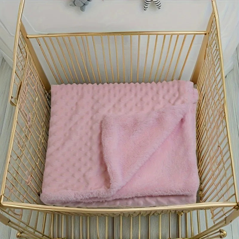 75*100cm Newborn Baby Soft Warm Velvet Blanket
