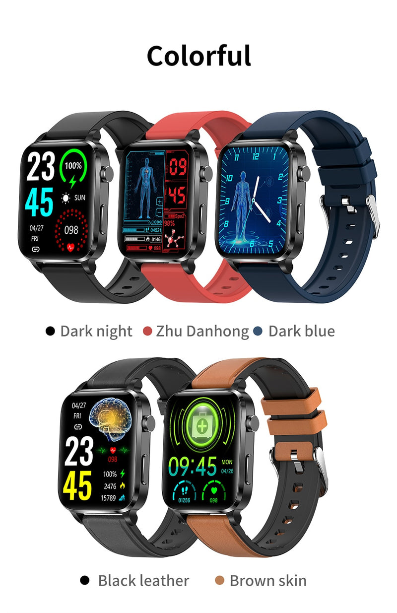 Men's 2023 New Smart Watch. Healthy monitor for your heart rate, hypertension, hyperglycemia. multi sport modes. AND many more purposes.