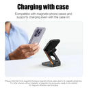 30W 3 in 1 Magnetic Foldable Wireless Charging Station for iPhone 16 15 14 13Pro Apple Watch 8 9 Airpods