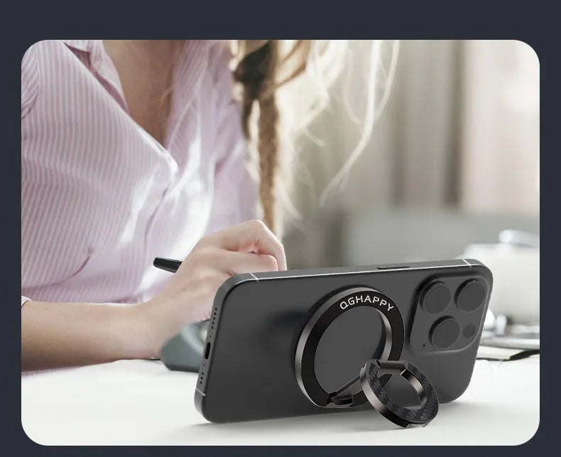 Magnet Grip Ring Holder With Kickstand For iphone 14 15 And 16