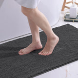 Kitinjoy Chenille Non-slip Washable Quick Drying Bath Mat