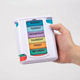 7 Days/28 Grid Weekly Medicine Or Medical Pill Organizer