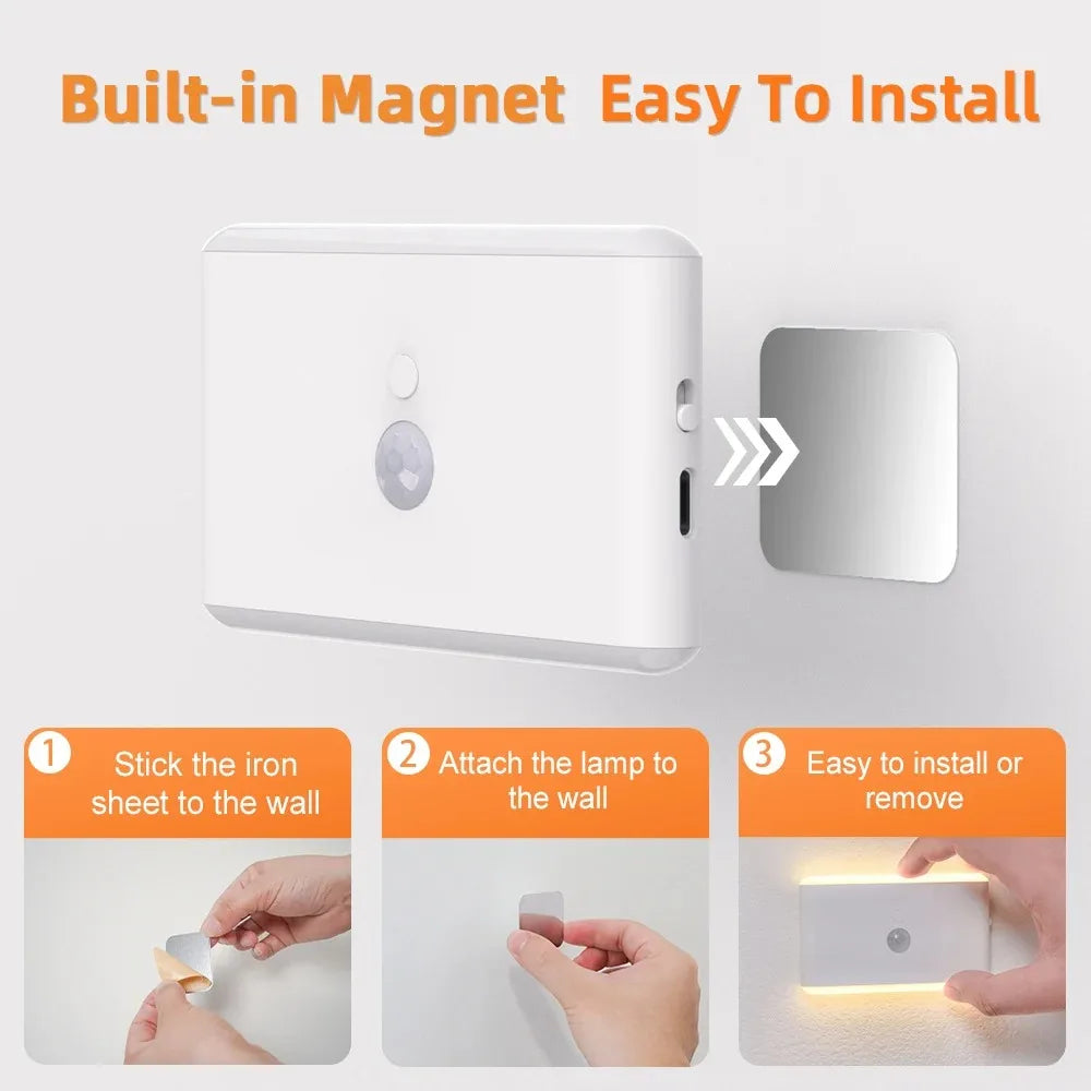 LED Motion 3 Modes Sensor Night Light