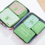 Men And Women's 6pcs Multifunction Waterproof Packing Cubes