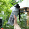 1L BPA Free Reusable Thermal Plastic Drinking Bottle