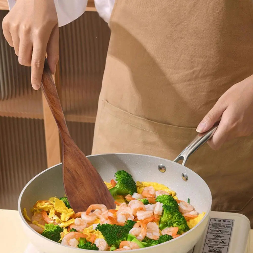 Walnut Wood Cooking Utensils Holder Not Included