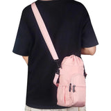 Women And Men's Oxford Lightweight Waterproof Crossbody Water Bottle And Phone Bag