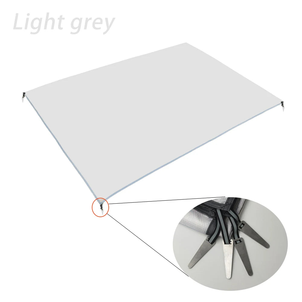 Ultralight Pocket Size Waterproof Tent Ground Sheet With Stakes