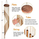 Gold OR Silver Musical 12 Tube Wind Chime.