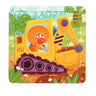11x11cm Wooden 3d Cartoon Puzzle