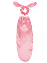 Ladies Satin Sleep Cap with Tie And Hairband