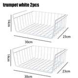 Multifunctional Iron bottom hanging Storage basket