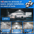 Led Garage Adjustable Ceiling Light With 12 Adjustable Panels.  Great for Garage, Workshop and Warehouse.