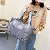 Women's AOTTLA casual handbag/carry on luggage bag for traveling.  Double zipper on bottom to expand bag..