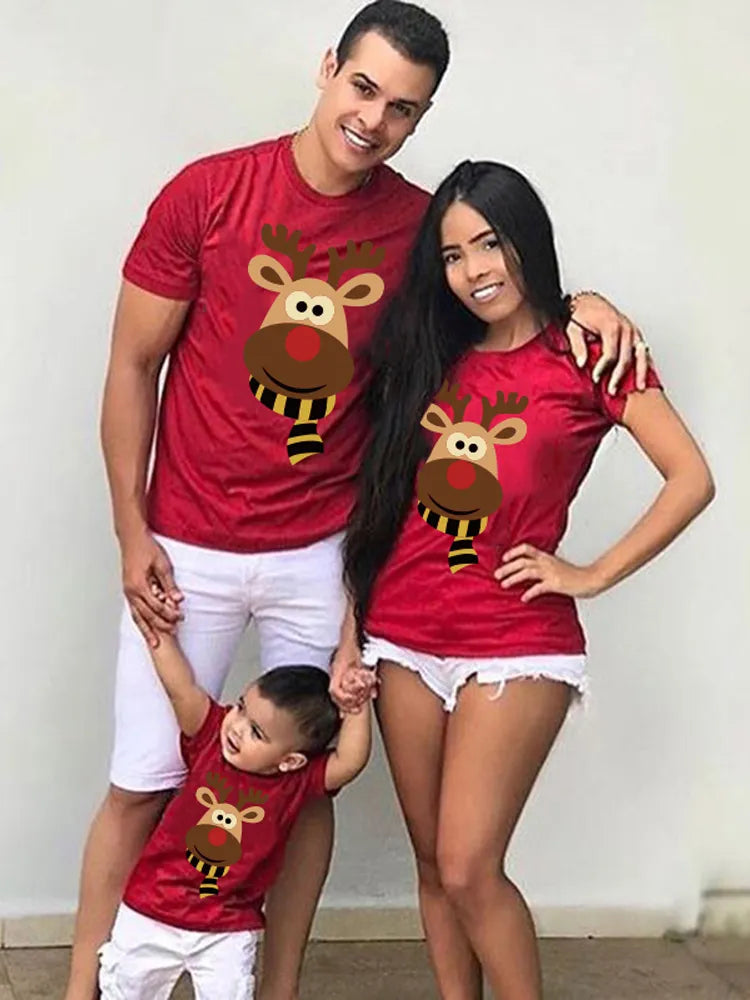 Family Christmas T-shirts.