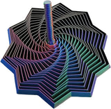 3D Printed Expanded Sensory Hexagon Fidget with Handle For Stress Relief