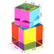 Crystal magic Color Cube Prism 30 50 60 40mm.