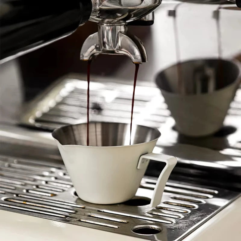 Stainless Steel with Measurement Espresso Extraction Cup
