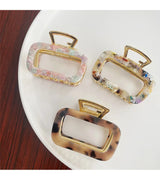 Small Colorful Elegant Acrylic Hair Clpsl