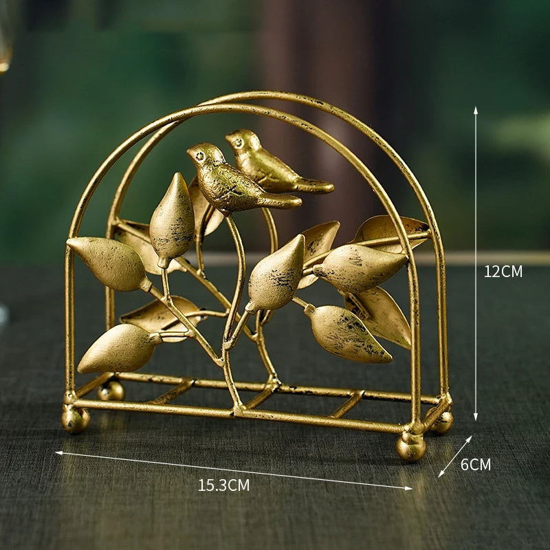 Wrought Iron  Antique Style Napkin Holder