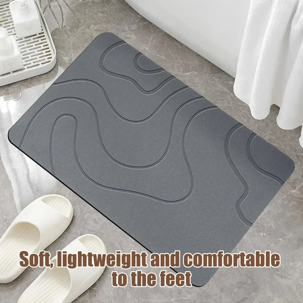 Quick Drying Non Slip Diatomaceous Earth Stone Bath/Kitchen Mat