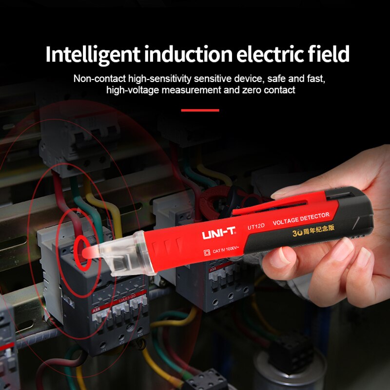 UNI-T AC Voltage Detector.  Electric LED tester pen. 12V- 1000V