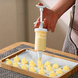 Plastic 8 Pipe Baking Nozzle Dispenser With Syringe