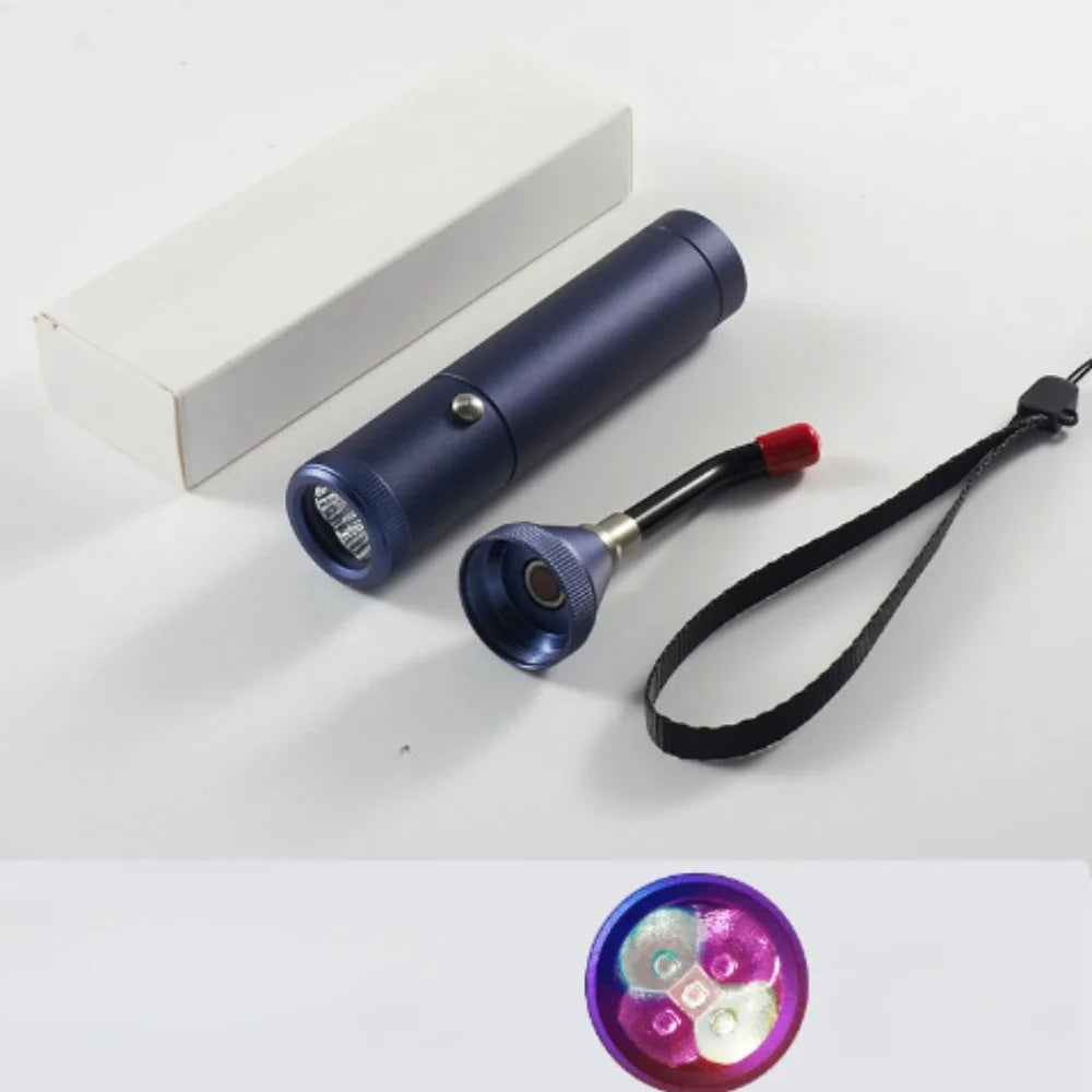 Red Blue LED Physiotherapy Light For treatment of Lip Nose Ears Body Muscle And Canker Sores