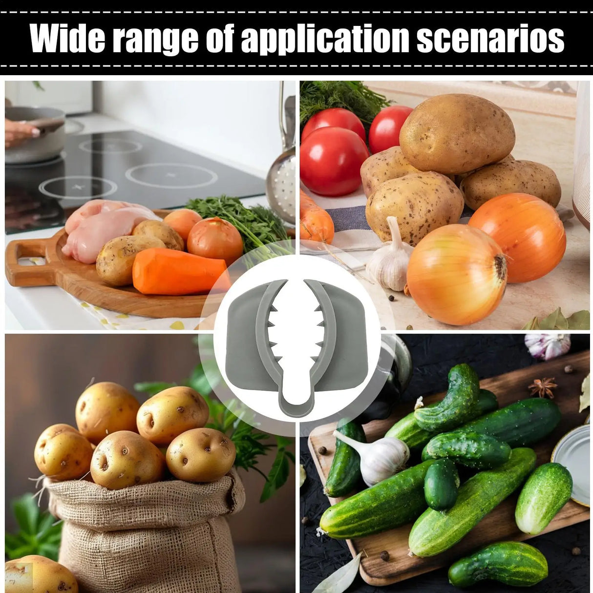Non Slip Protective Finger Guard for Mandoline Slicer