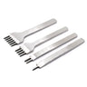 White Steel 3/4/5/6mm 1/2/4/6 Chisel Set For Leather Lacing Crafts