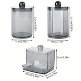 2 Or 3 Pack Bathroom Dispenser Containers