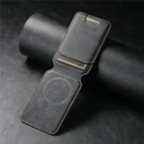 Leather Magnetic Wallet With Card Holder For iPhone 16 Pro Max 15 14 13 12 11