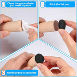 131PCS Round/Square Adhesive Felt Furniture Leg Pads