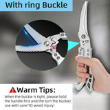 Stainless Steel Kitchen Scissors For Chicken Duck Fish Cutting