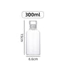300-1000ML Transparent Glass Water Bottle