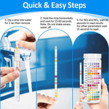 Quality Testing Strips for Drinking Water. 125 Strips With 16 Testing Results Such As Lead, Fluoride, PH, Iron Levels.