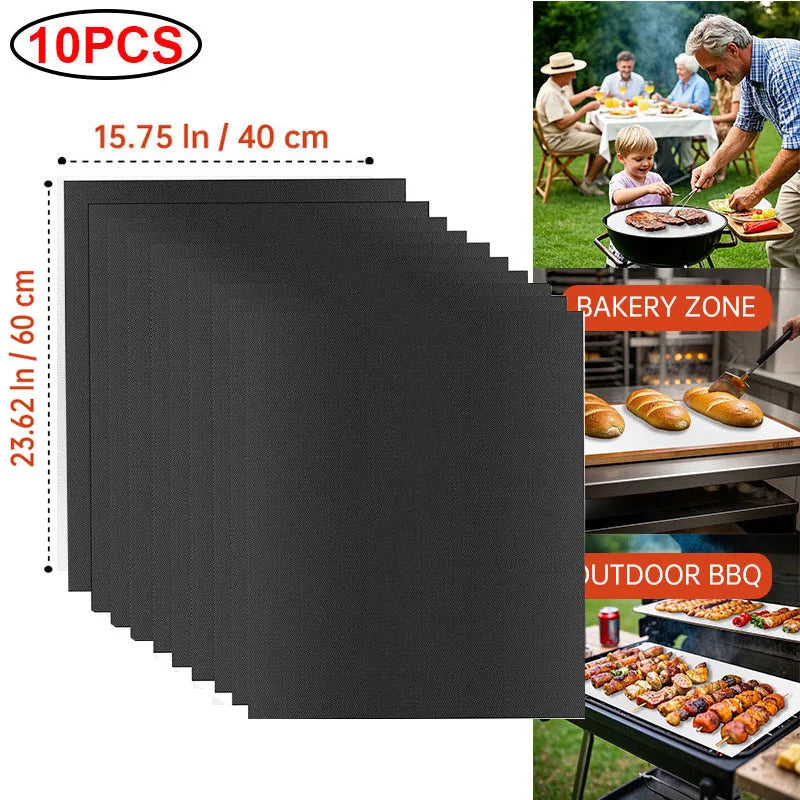 Reusable Non-stick Heat Resistant Baking/Grilling Mats
