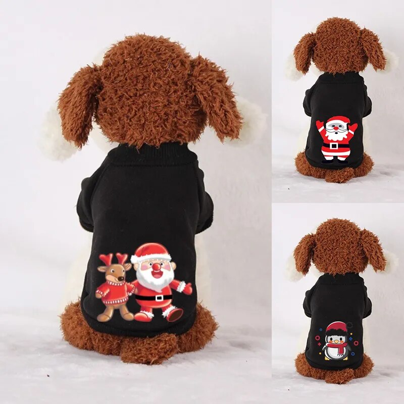 Christmas Fleece Pet Sweater.