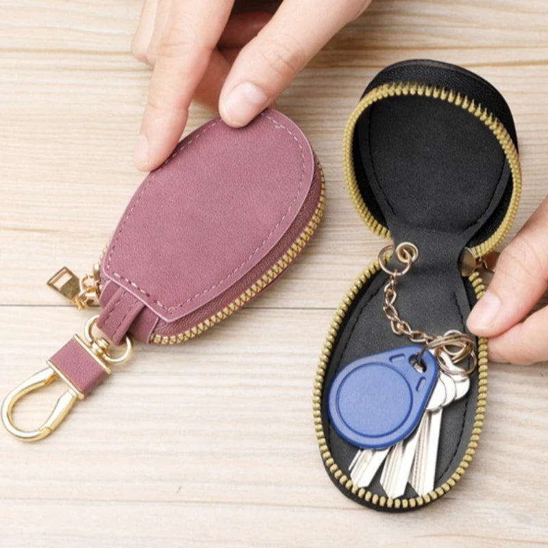 Leather Mini Keychain/Coin Pouch