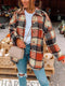 Women's Autumn Plaid Jacket.