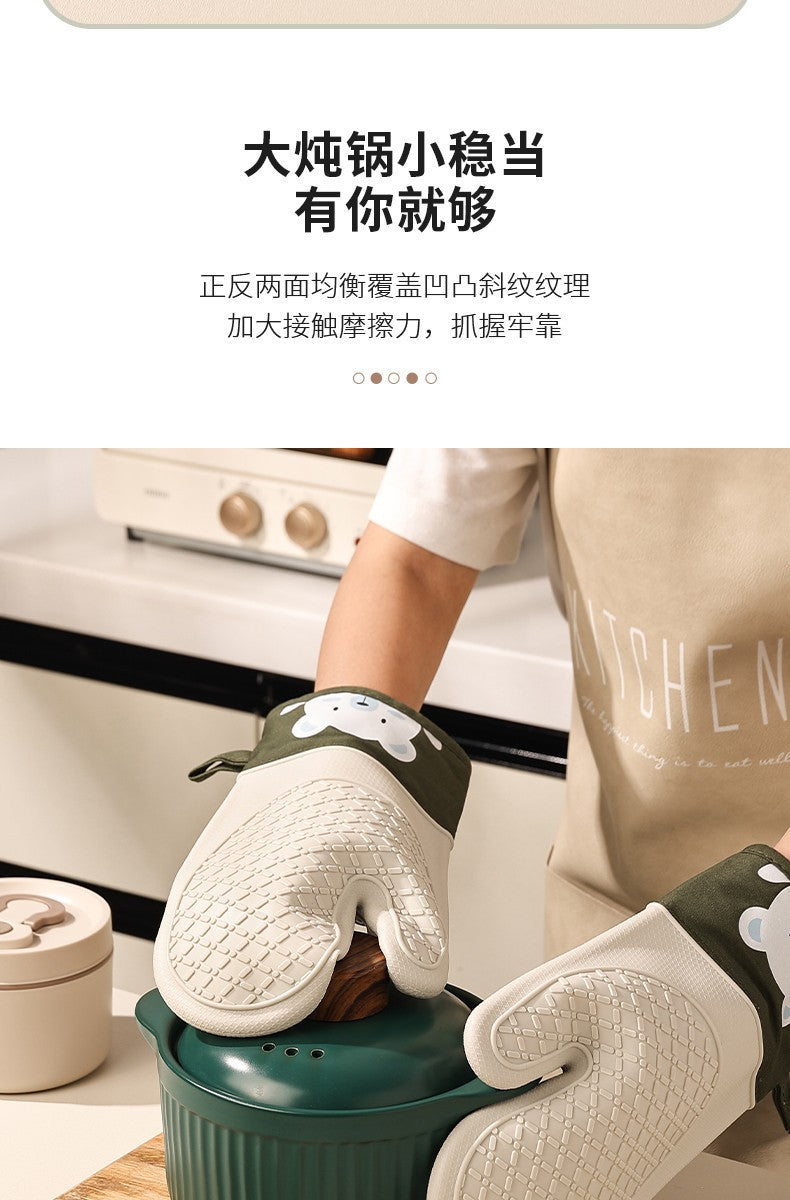 Silicone High Temperature Oven Mitts