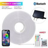 10M 20M 30M LED RGB Neon Flexible Waterproof\Bluetooth DC 24V Light Strip