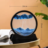 3D Hourglass Deep Sea Sandscape Art.