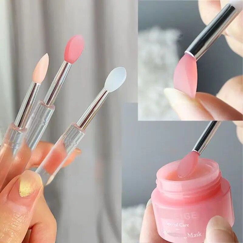 1,3 Or 5 PCS Silicone Lip/Makeup Applicator With Cover.