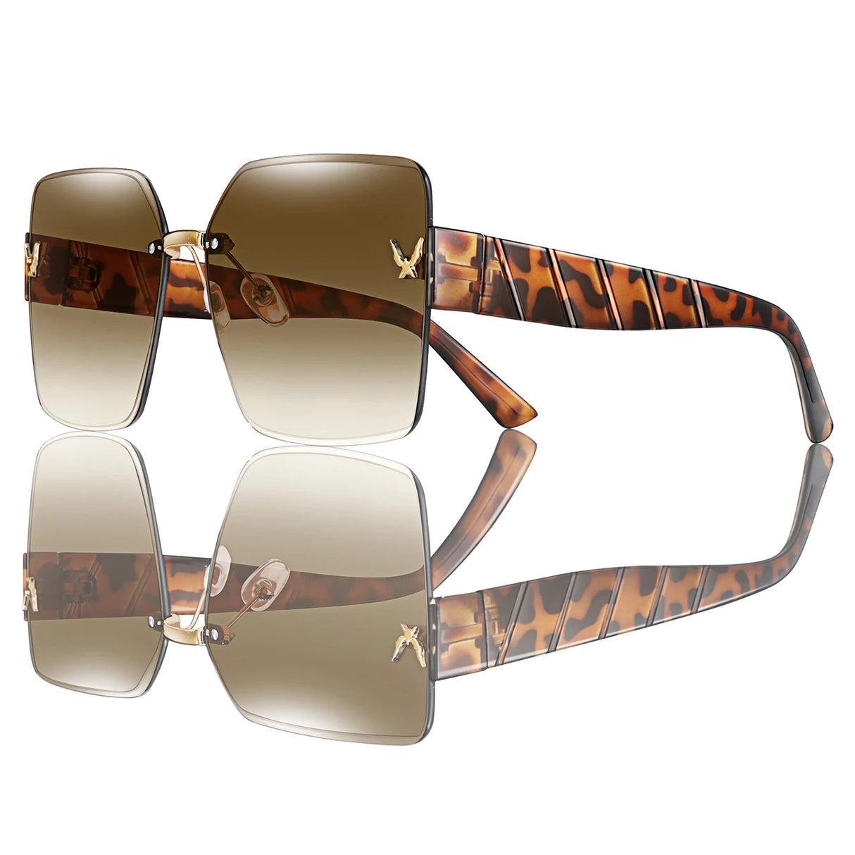 Men Or Women's UV Protection Rimless Sunglasses