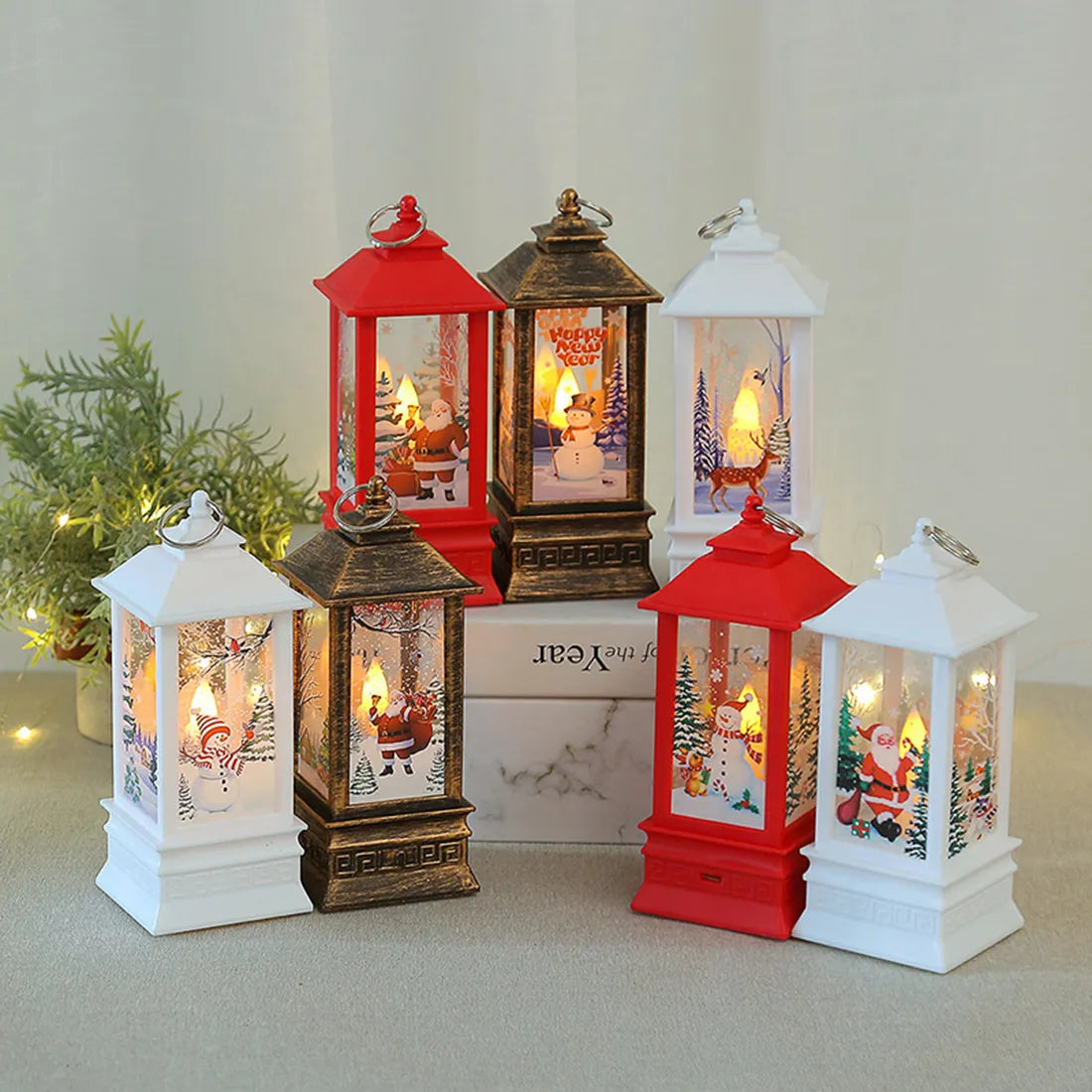 Christmas Light Up Lanterns.