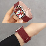 Silicone Magnetic  Strap for Apple Watch 46mm 42mm 49mm 45mm 41mm 44mm 40mm Band For IWatch Ultra 2 Series 10 9 8 7 6 SE 5 4 3