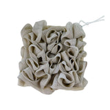 2-In-1 Bath Ball Towel Loofah With Drawstring Closure