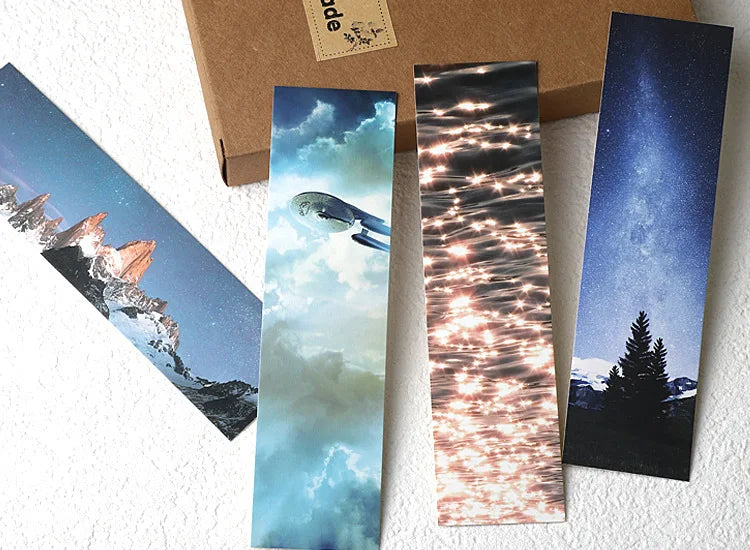 30 Pcs/Set Wandering Stars Series Paper Bookmark